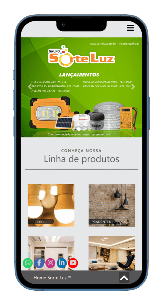 Sorteluz
Plataforma solicitação de orçamentos.